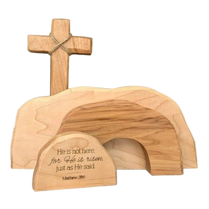 Osterszene Ostern Auferstehungs Szenen Set Osterkrippe Set Mit Mit Dem Leeren Grab Und Kreuz, Jesus