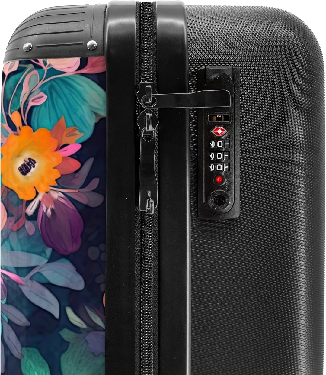 NoBoringSuitcases.com® Koffer Handgepäck Trolley Rollkoffer Kleine Reisekoffer mit 4 Rollen - Bunt -