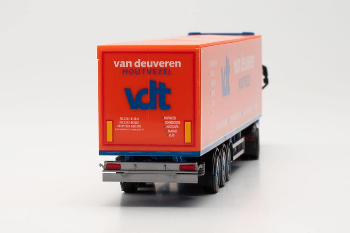Herpa LKW Modell Volvo FH Gl. 2020 Schubboden-Sattelzug „Van Deuveren“, originalgetreu im Massstab 1
