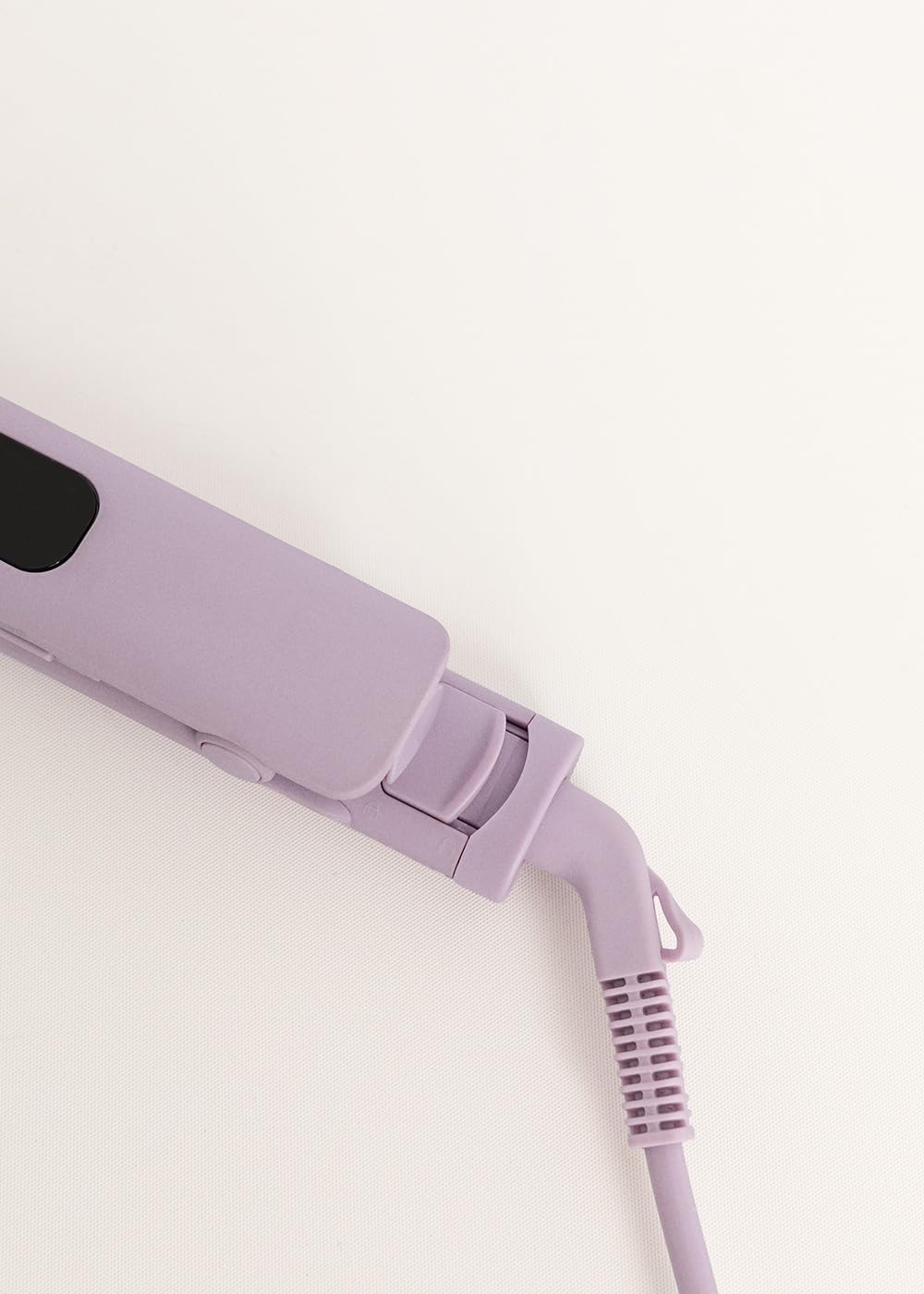 CREATE/CERAMIC STYLER SLIM/Keramikbeschichteter Haarglätter Violett/Digitales Glätteisen, 9 Temperat