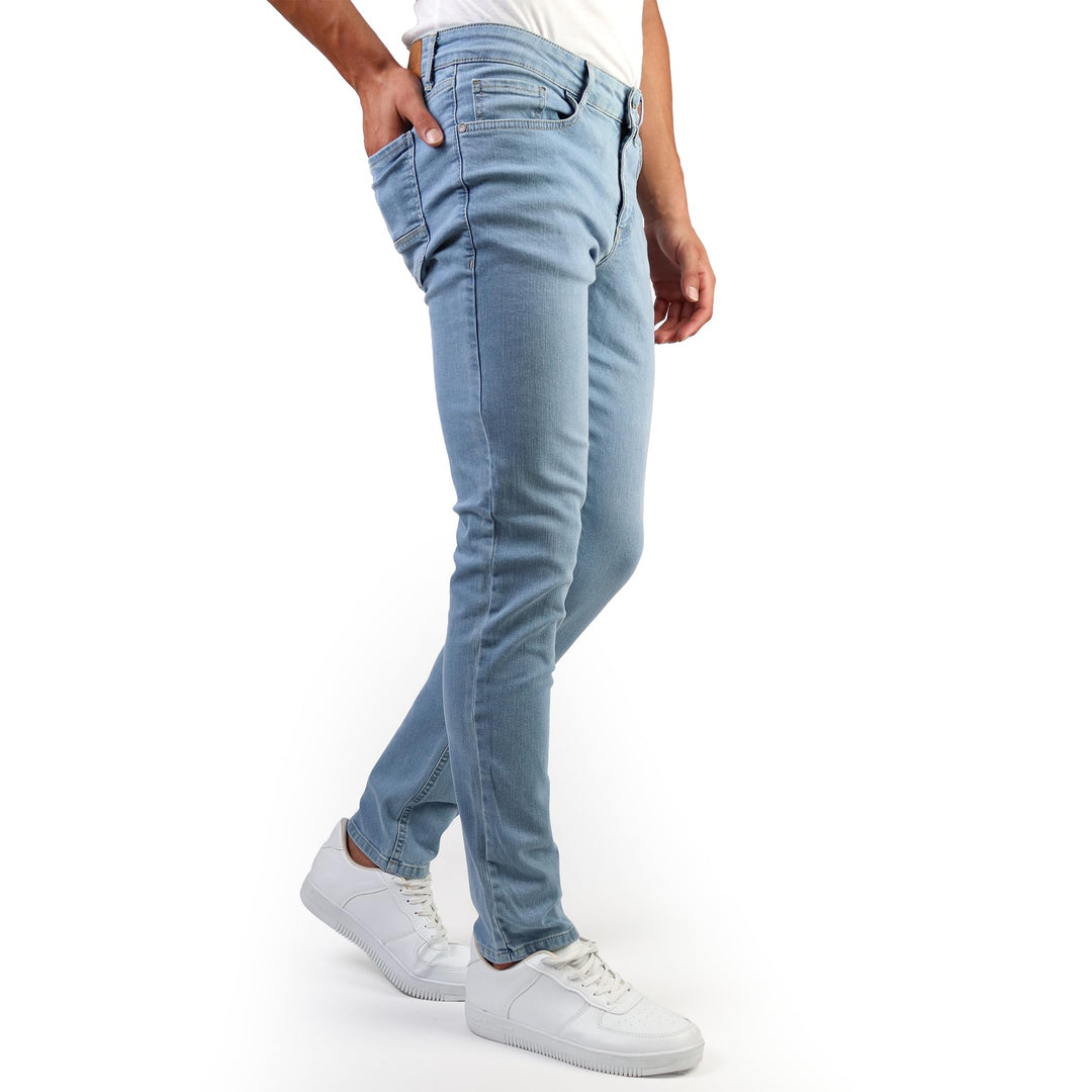 HALAT'S Herren Jeans Slim Fit - Baumwolle Jeanshose Stretch für Herren mit Schlanke Elastizität 33W