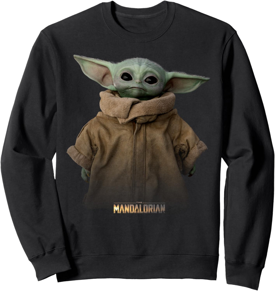 Star Wars Der Mandalorianer The Child Einfaches Porträt Sweatshirt