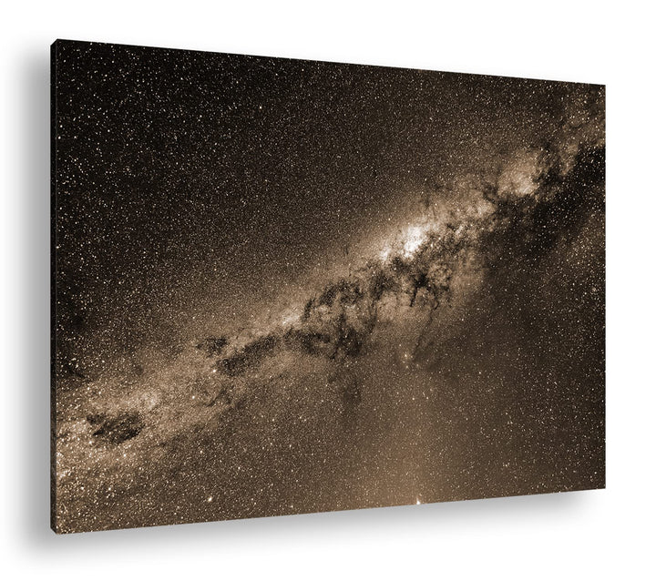 deyoli eine Flut aus Sternen Effekt: Sepia, Format: 80x60 als Leinwandbild, Motiv fertig gerahmt auf