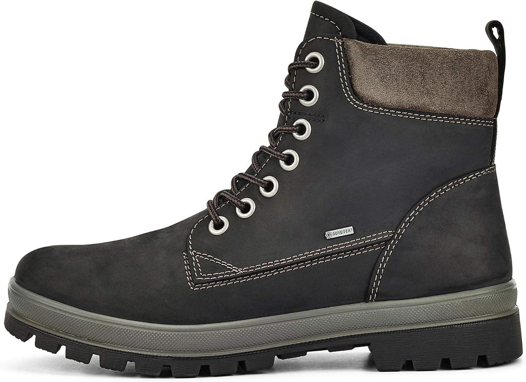 Legero Herren Montana Schneestiefel 40 EU Weit Schwarz Schwarz 0100, 40 EU Weit Schwarz Schwarz 0100