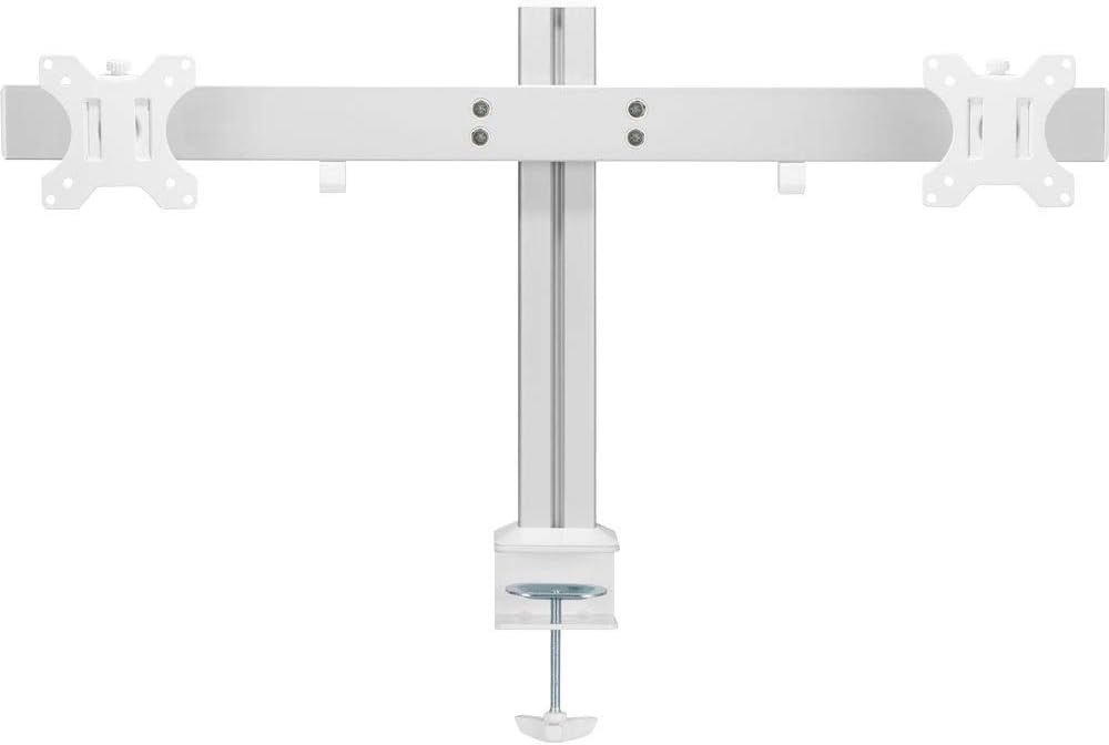 InLine® Aluminium Monitor-Tischhalterung für 2 Monitore bis 32", 8kg