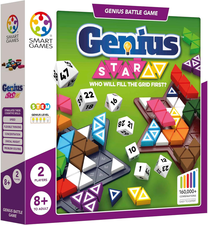 The Happy Puzzle Company - The Genius Star - Educational Brainstorming - Strategy Game and Skill Bui