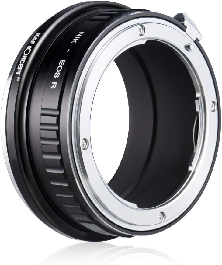 K&F Concept Objektivadapter Ring Kompatibel mit Nikon Objektiv an Canon EOS R-(NIK-EOS R) Gehäuse mo