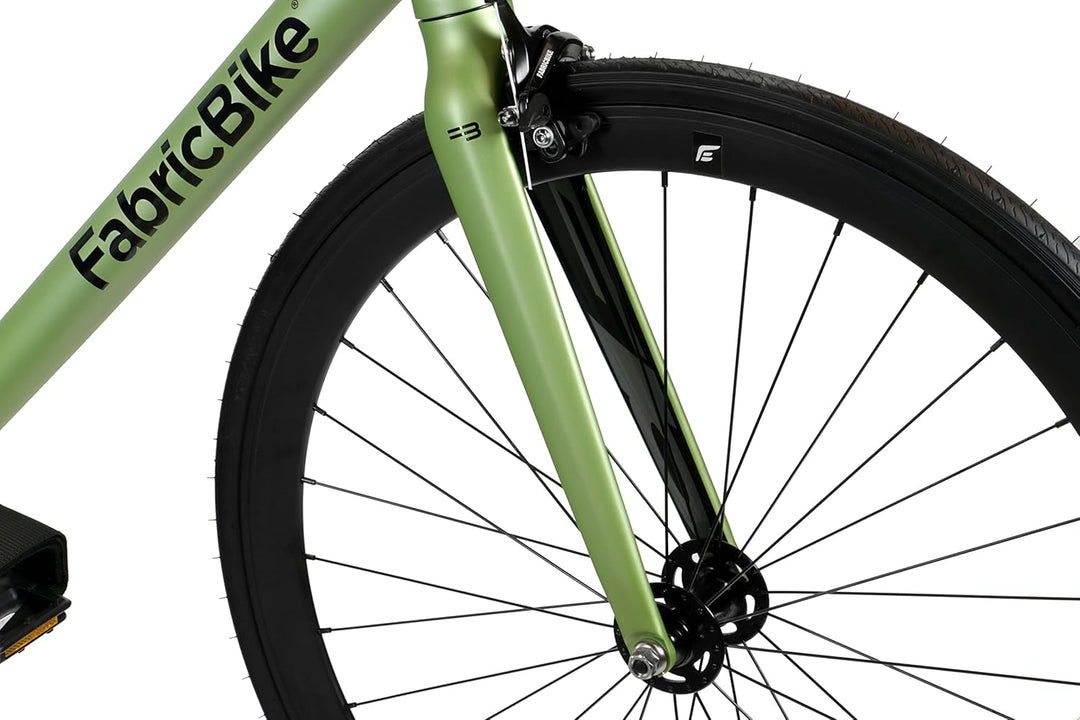 FabricBike Light - Fixed Gear Fahrrad, Single Speed Fixie Starre Nabe, Aluminium Rahmen und Gabel, R