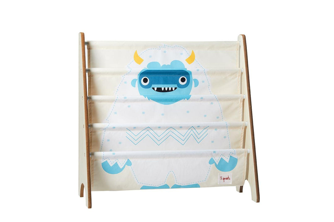 3 Sprouts - Bücherregal Kinderzimmer Holz - Montessori Bücherregal für Kinder - Yeti, Yeti
