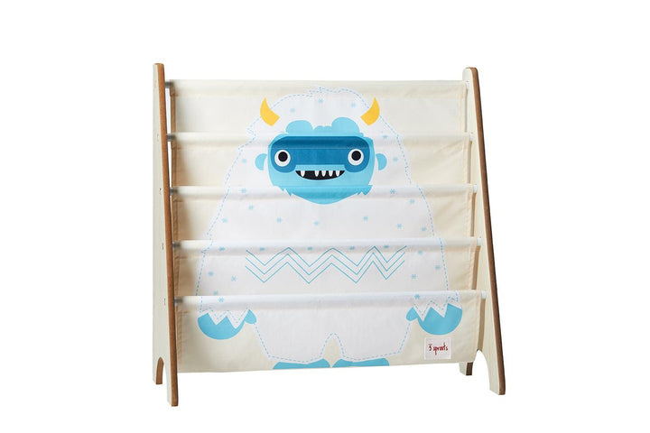 3 Sprouts - Bücherregal Kinderzimmer Holz - Montessori Bücherregal für Kinder - Yeti, Yeti