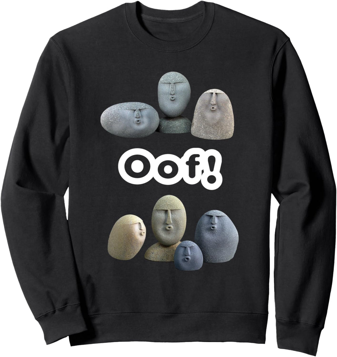Oof Stones Meme Stones Saying Oof Meme Sweatshirt