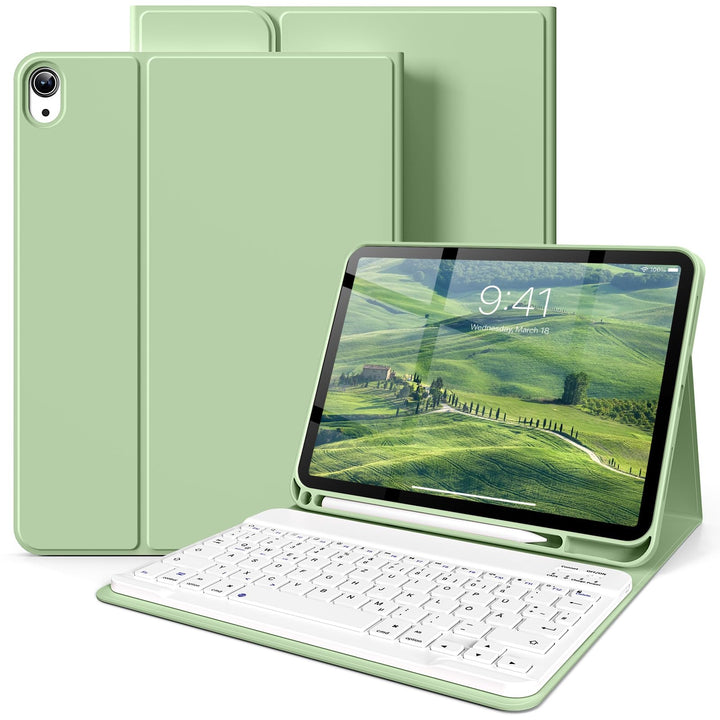 SZPSGC Hülle mit Tastatur für iPad A16 11. Generation/iPad 10. Generation (2025/2022, 11/10,9 Zoll),