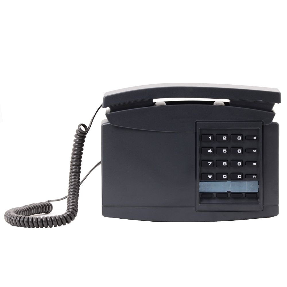 FMN B122plus schnurgebundenes Wand-Telefon Schwarzgrau