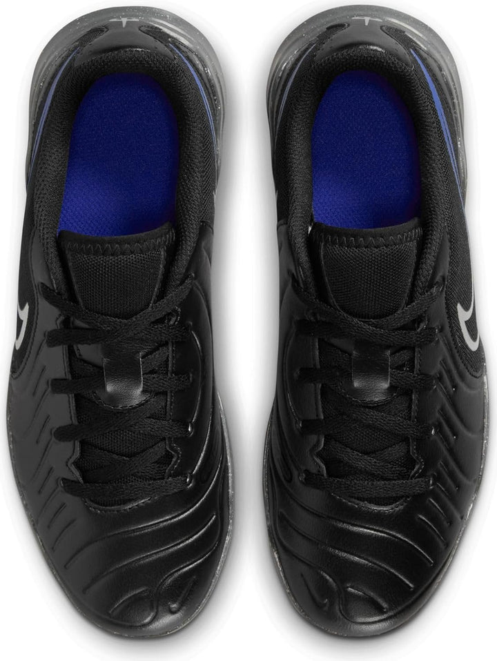 Nike Unisex Kinder Legend 10 Academy IcFussballschuh 33.5 EU Black Chrome Hyper Royal, 33.5 EU Black
