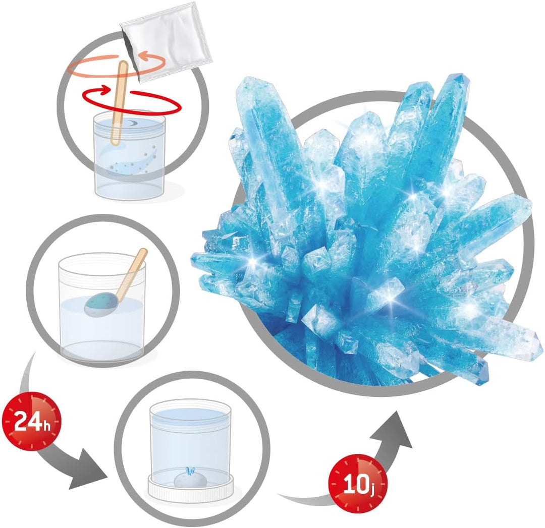 BUKI 3006BLU - Mini Lab Kristalle - Blau