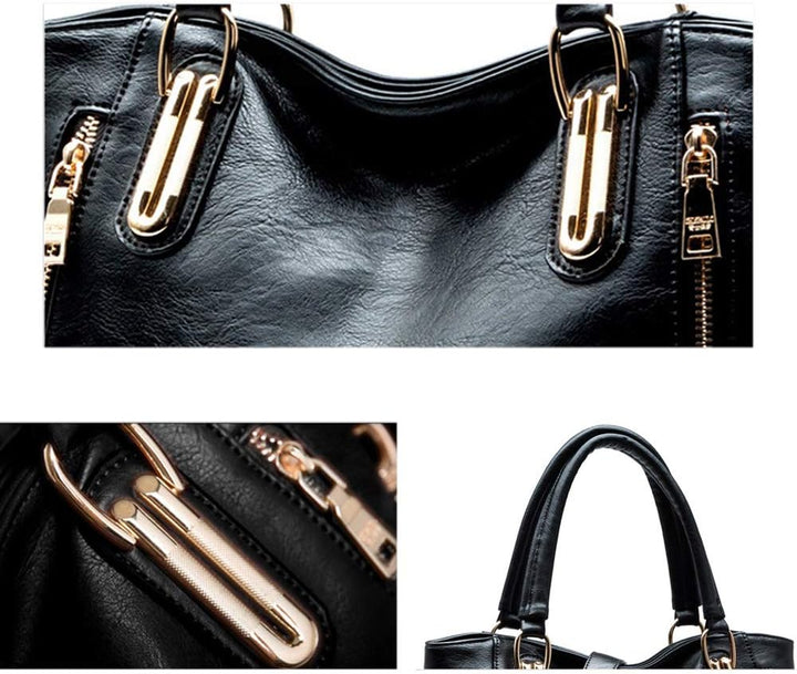 Sacmill Frauen Designer Handtasche Damen Umhängetasche Shopper Tote Henkeltasche Top-Griff Schulterb
