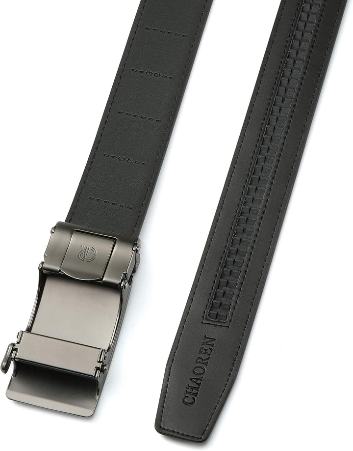 CHAOREN Automatik Gürtel Herren, Ledergürtel Herren, 35 mm Breit, Kürzbar | Präzise Anpassung für pe