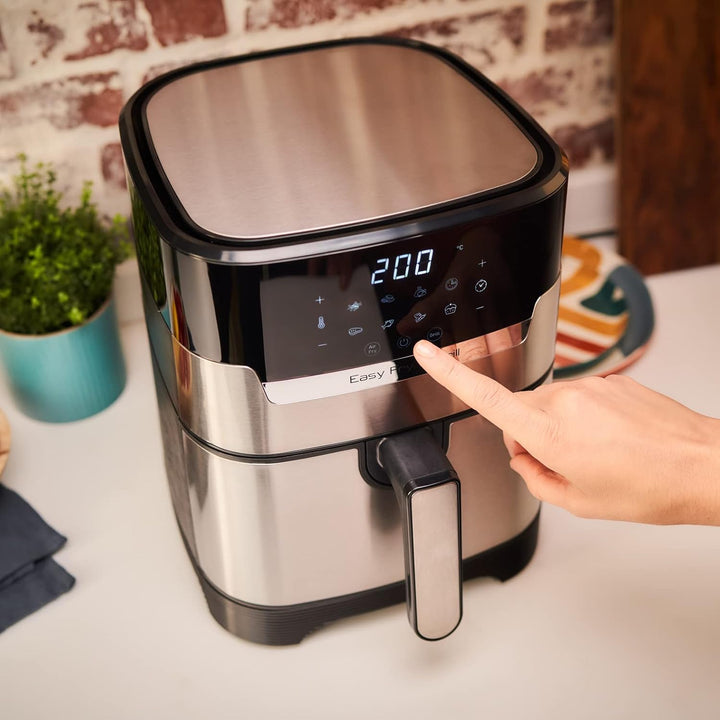Moulinex Easy Fry & Grill 4,2 L EZ505D Luftfritteuse ohne Öl 2 in 1 zum Braten oder Grillen, Digital