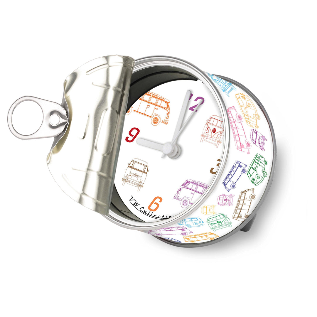 BRISA VW Collection - Volkswagen T1 Bulli Bus Tisch-Uhr, Magnet-Uhr, MyClock auch personalisierbar,