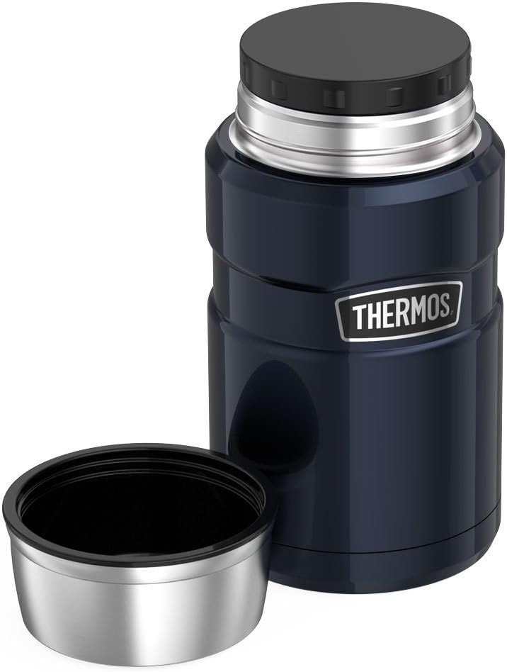 Thermos SK3020MBTRI4 SK3020MBTRI Vakuumisolierte Lebensmitteldose aus Edelstahl, 680 ml, Mitternacht
