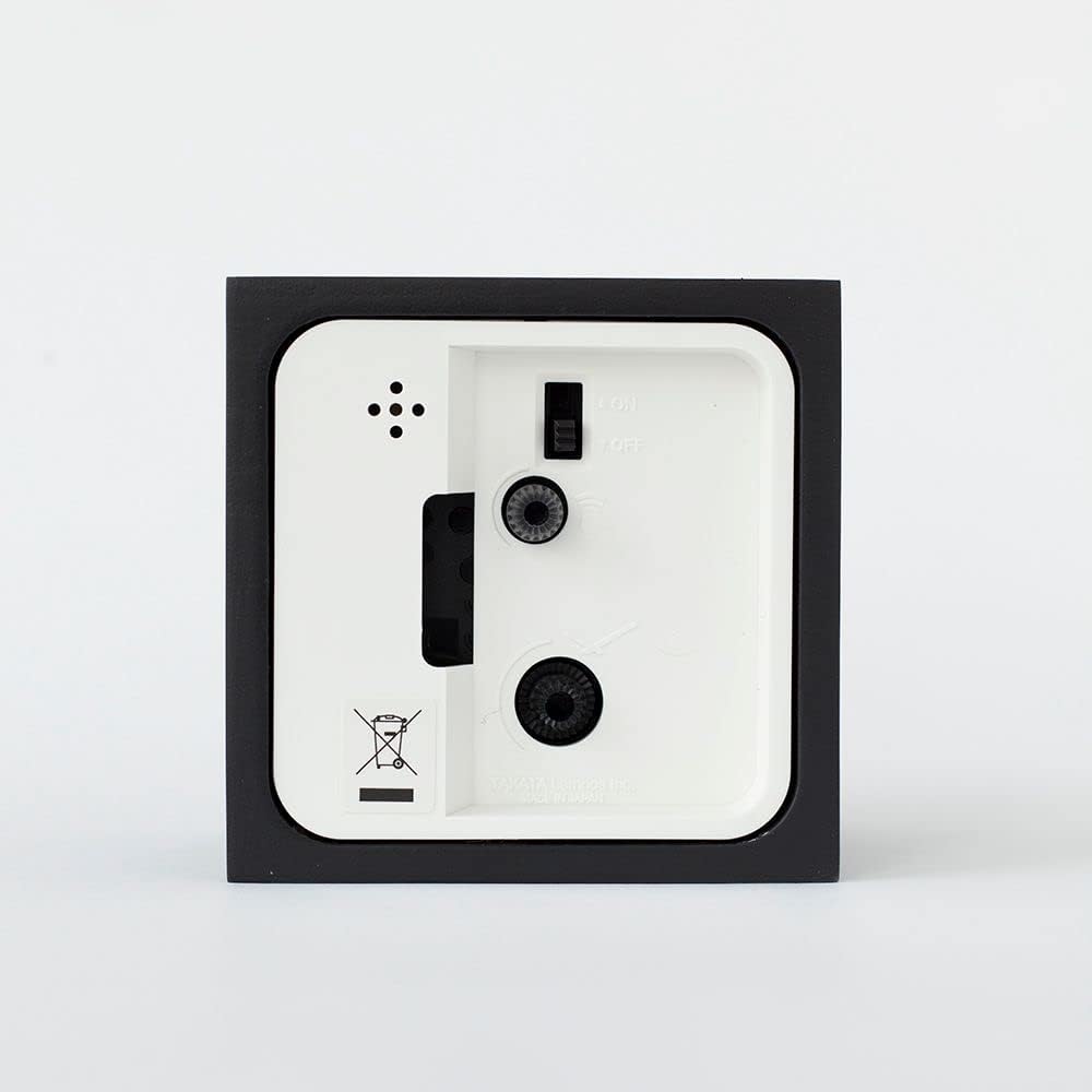 Lemnos Wecker City Pop/Wecker Analog ohne Ticken/Reisewecker in japanischer Qualität aus Holz gefert