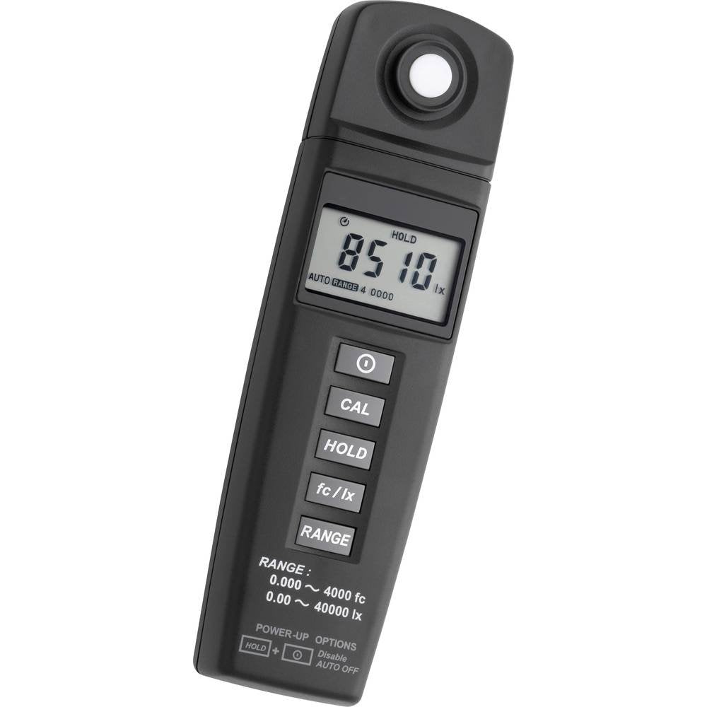 TFA Dostmann LM37 Luxmeter, 31.3000, zur Kontrolle der Lichtverhältnisse, Nullpunkt-Kalibrierung, Me