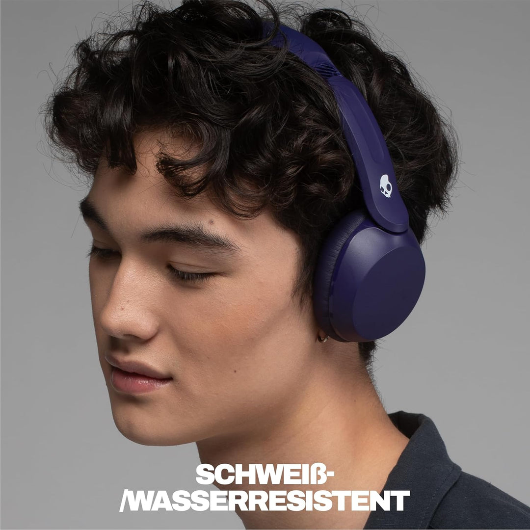 Skullcandy Icon 180 Wireless On-Ear Bluetooth Headphones, Up to 50 Hours Battery, Lightweight and Tr
