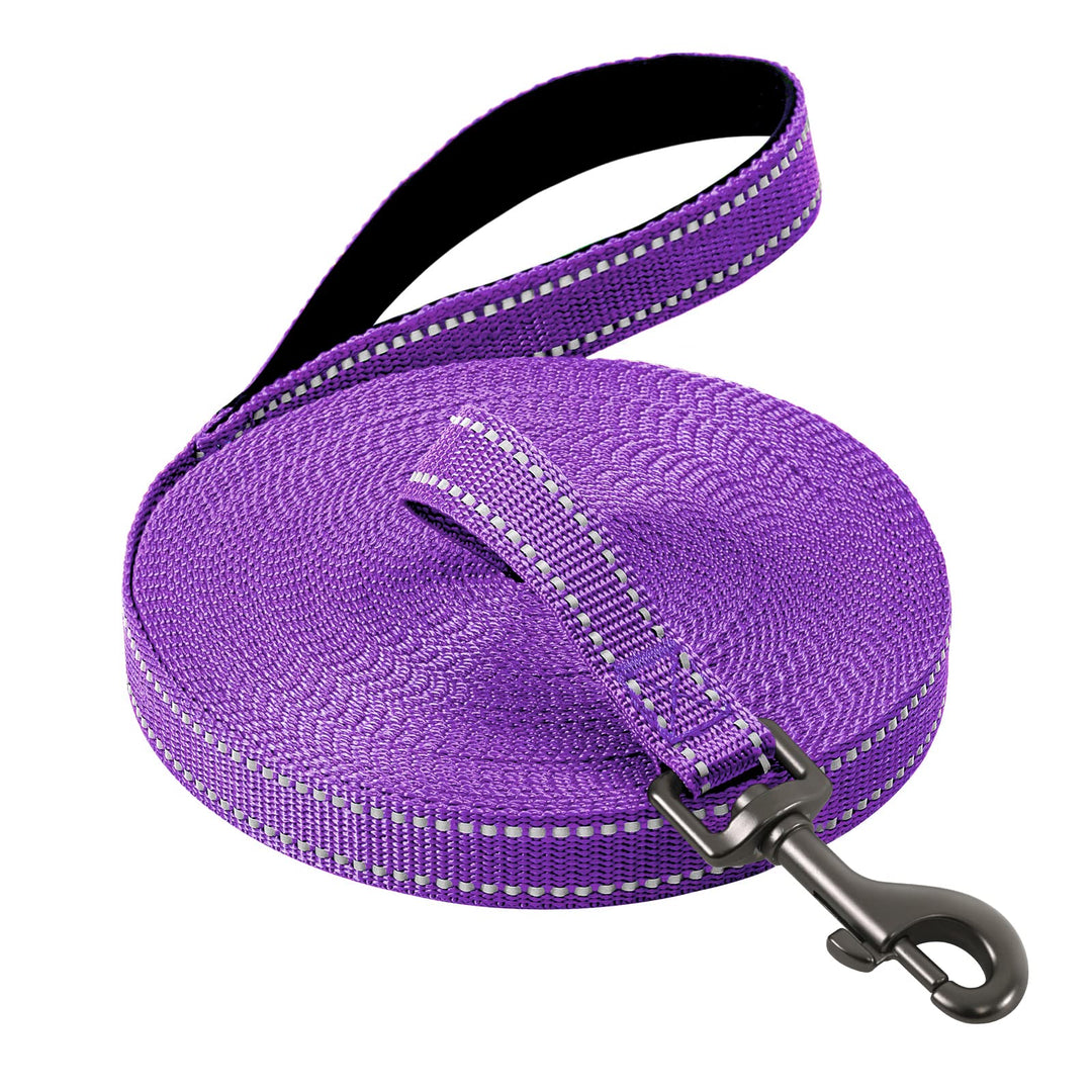 Demigreat Schleppleine für Hunde, 3m / 5m / 10m / 15m / 20m Robuste Lange Hundeleine Reflektierend T