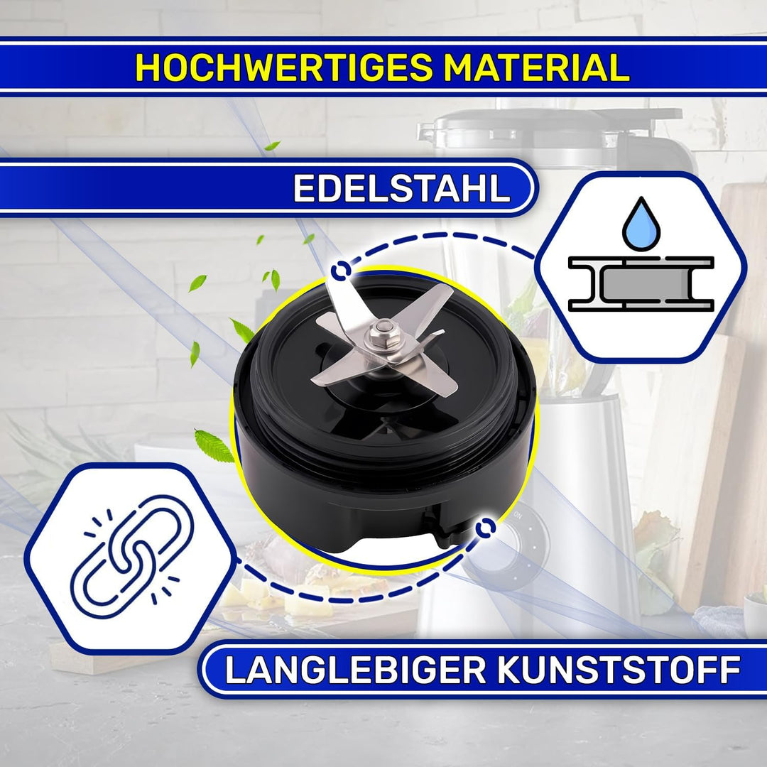 MONTERAL Mixer Messer Block mit Originalcode FS-1000050213 für WMF Kult Pro Kult X - Garantie 10 Jah