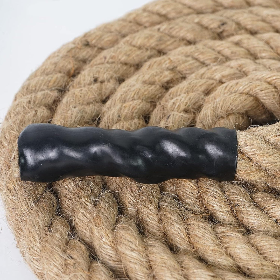 Aoneky Juteseil - 1/1,5/2 Zoll gedrehtes Hanfseil zum Basteln, Klettern, Anker, Hängematte, nautisch