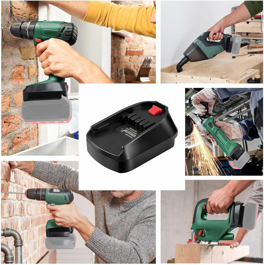 MT18BOSC Akku Adapter für Makita auf für Bosch Haus und Garten Grün Werkzeug, Adapter für Makita 18V