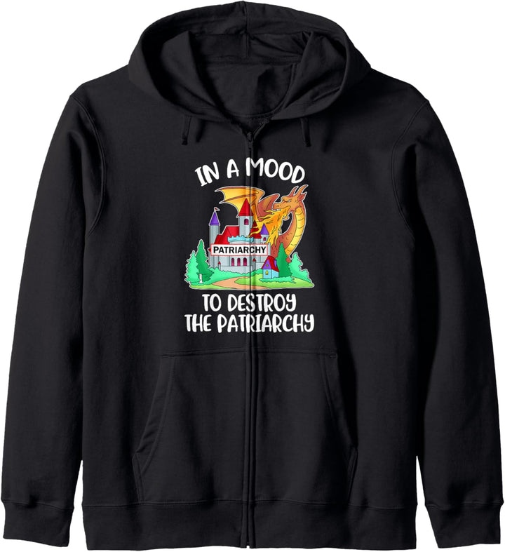 In A Mood To Destroy The Patriarchy Feminismus Kapuzenjacke