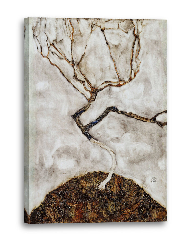 Leinwand (40x60cm): Egon Schiele - Kleiner Baum im Spätherbst 40x60 cm, 40x60 cm