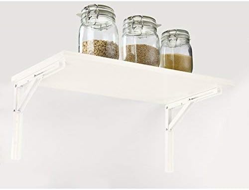 2 Stück SO-TECH® Klappkonsole Profi-Nr.1 L200 Länge: 200 mm/Höhe 160 mm Edelstahloptik matt (satin)