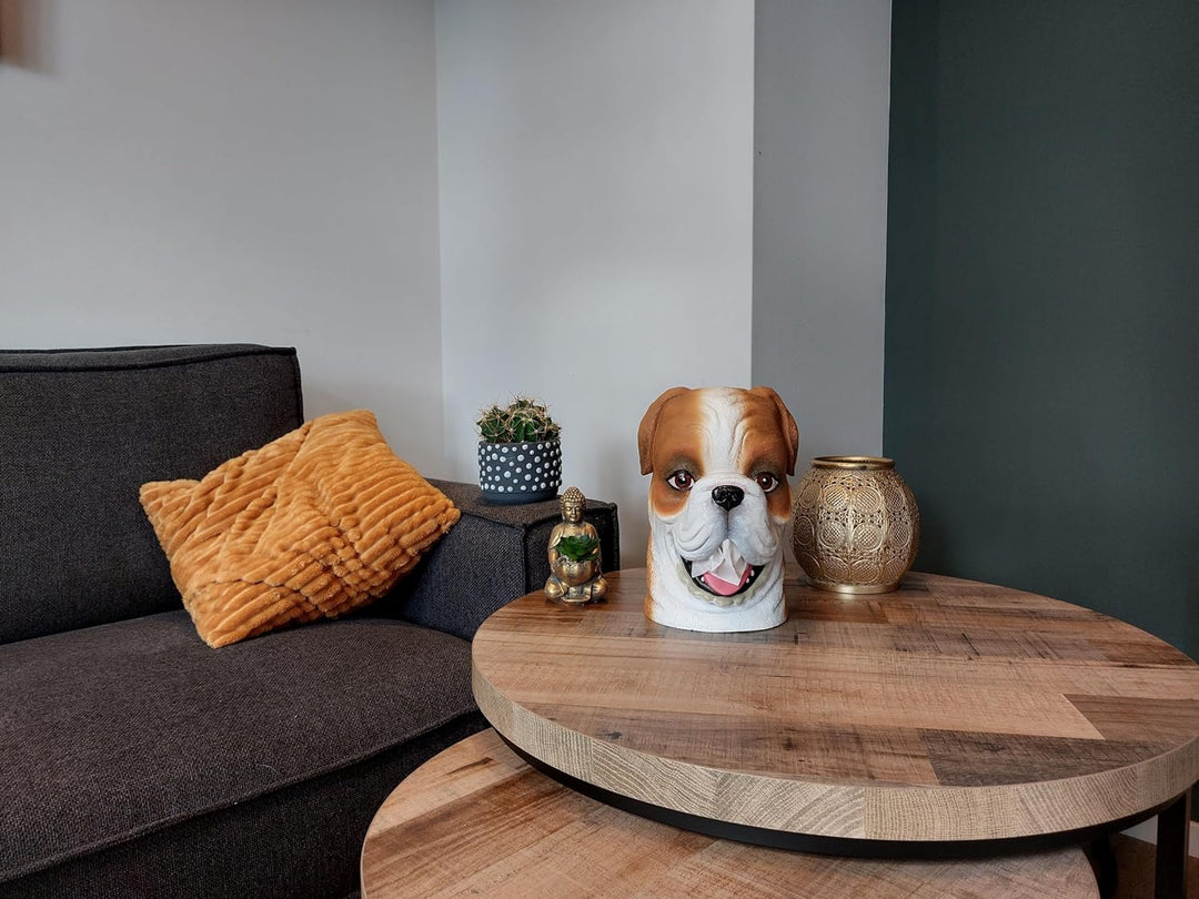 Rotary Hero Bulldogge Taschentuchbox Taschentuchspender Kosmetiktücher Box - Badezimmer Deko - 21x16