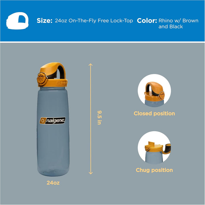 Nalgene OTF Sustain Trinkflaschen Rhino 0,65 L, Rhino