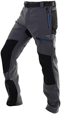 SPHERE-PRO Herren Cargo Pantalón Trekking Hombre 50 Schwarz / Anthrazit / Limette, 50 Schwarz / Anth