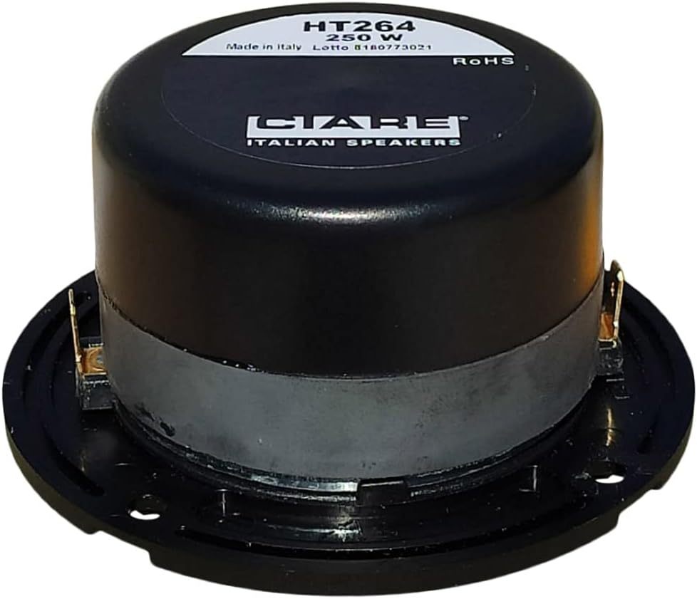 Ciare 1 HT264 HT 264 kalottenhochtöner schwarzer Driver 4" 10,00 cm 100 mm Durchmesser 100 watt rms
