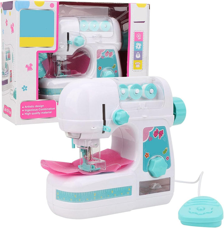 Bonbela Elektrische Nähmaschine Spielzeug für Kinder Mädchen Kinder 3+ Jahre mit Zartem Design Premi
