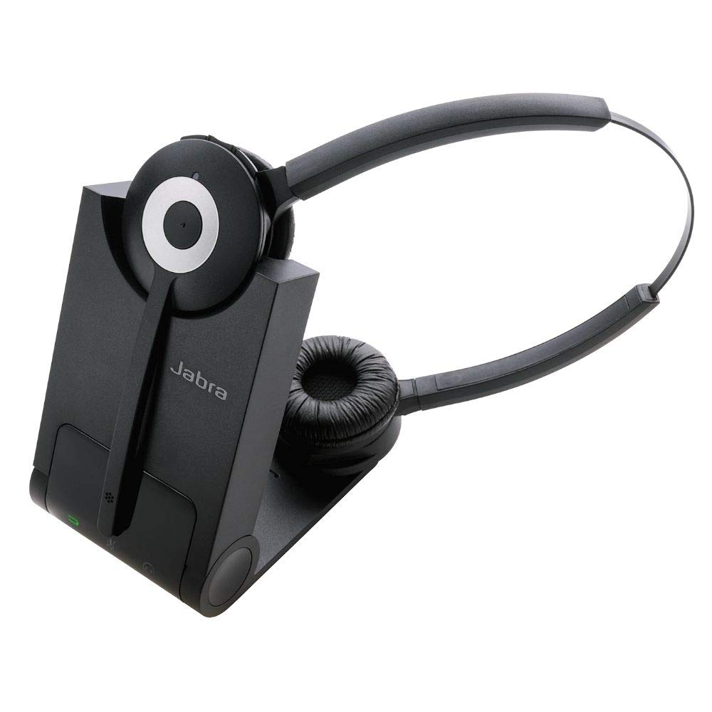Jabra Pro 930 DUO UC DECT Kabelloses On-Ear Stereo Headset - Unified Communications zertifiziert - m