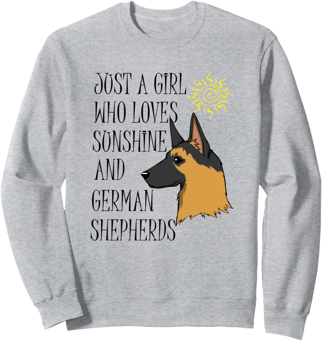 Deutscher Schäferhund Mädchen Spruch Hund Sweatshirt