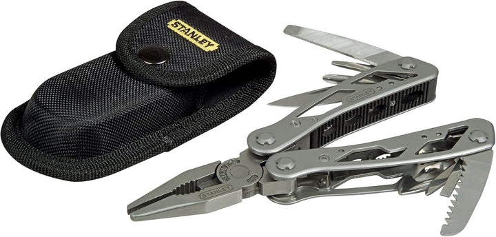 Stanley STA084519 12 in 1 Multi-Tool, Multifunktionswerkzeug mit Tasche