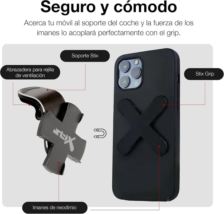 AIKLO Handyhalterung Auto Magnet | Universal Magnetische Handy Ständer für iPhone oder andere Smartp
