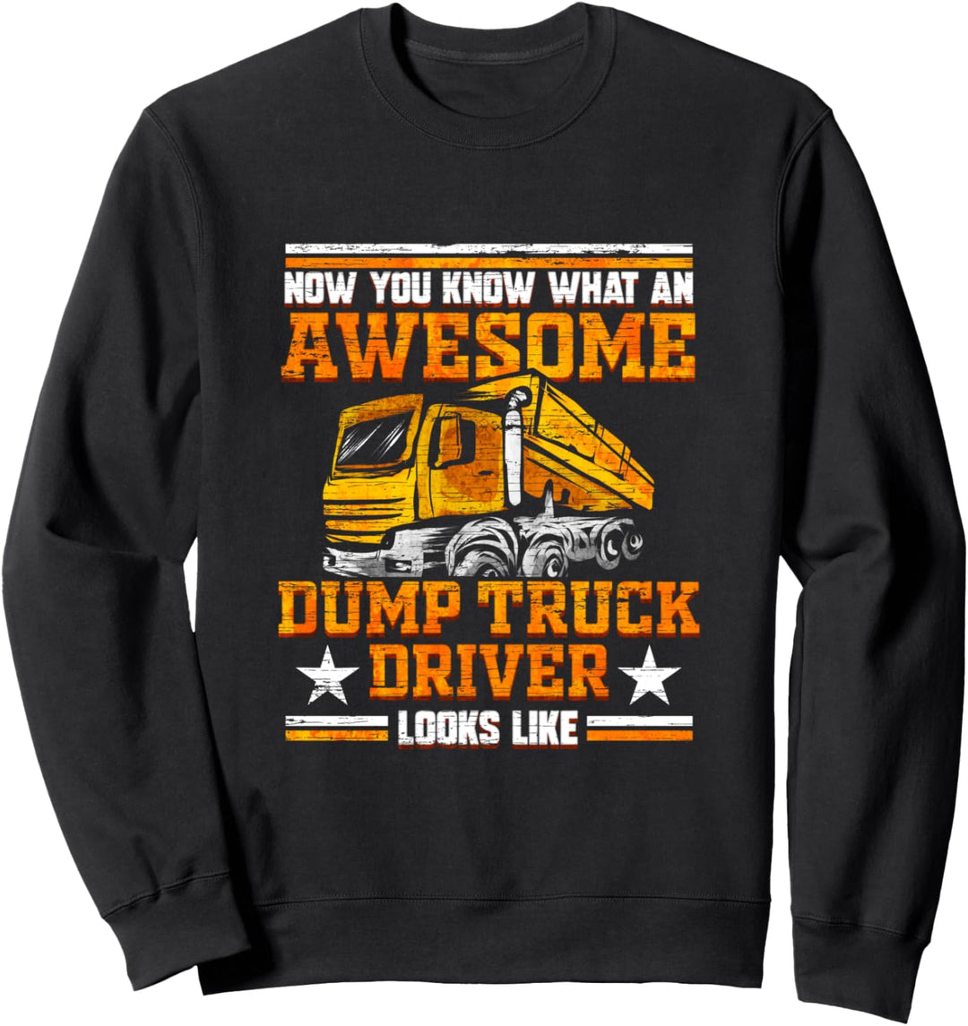 Müllmann Dump Truck Müllabfuhr Müllwagen Sweatshirt