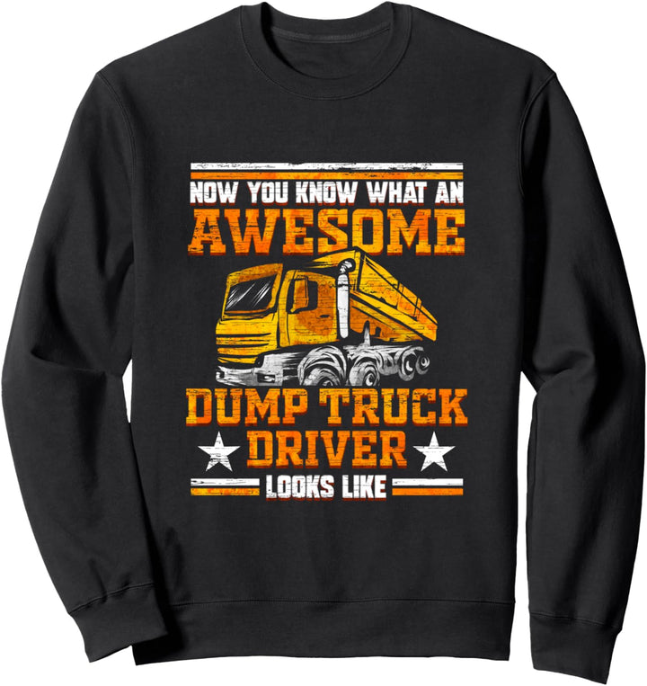 Müllmann Dump Truck Müllabfuhr Müllwagen Sweatshirt