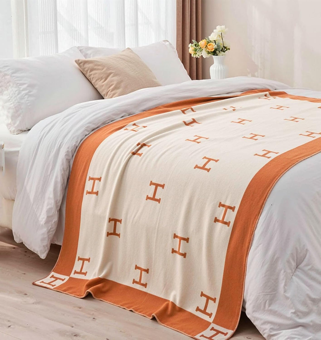 Luxusdecke aus Kaschmir &amp; Wolle – Perfekte Kuscheldecke für Sofa &amp; Sessel, Stilvoll und Wärmend, Ide