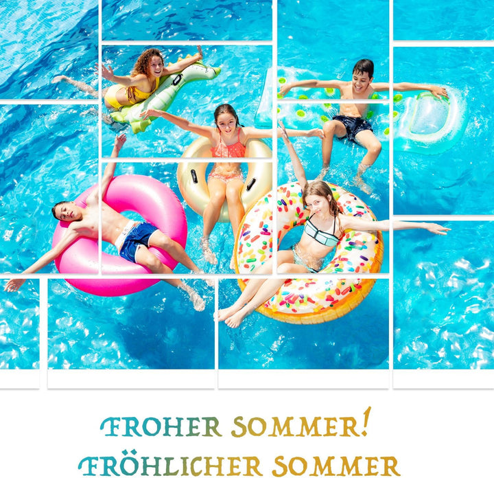 CRTBOTW Kompatibel für Amber M100/M200 4x6 Fotodrucker,Packung mit 80 Blätter Fotopapier & 2 Farbban