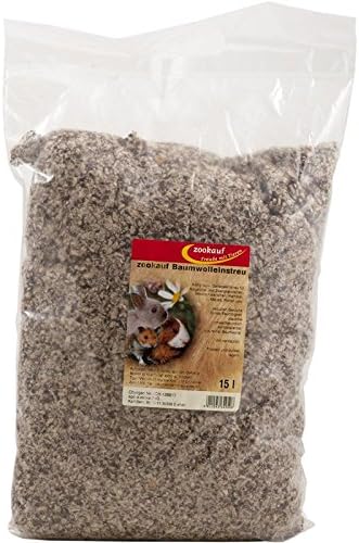 Baumwolleinstreu für Nager 15 l