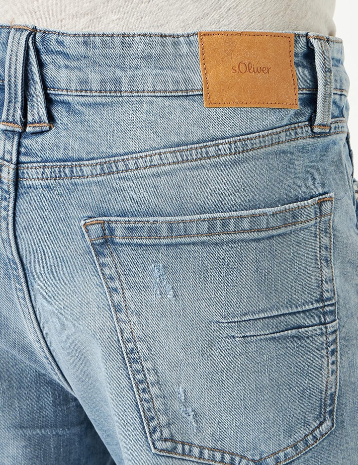 s.Oliver Herren Jeans-Hose, kurz 36 Blau 52z4, 36 Blau 52z4