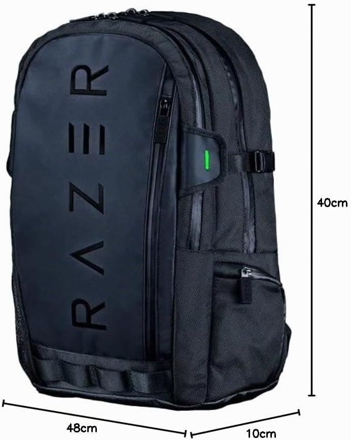 Razer Rogue V3 Backpack (13,3") Black Edition - Kompakter Reise Rucksack (Fach für Laptop bis 13 Zol